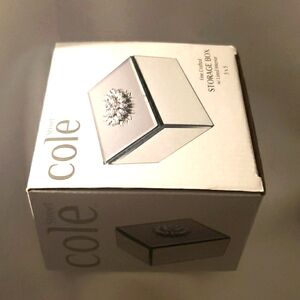 Jewelry Storage Box with Lined Interior 5"×5"